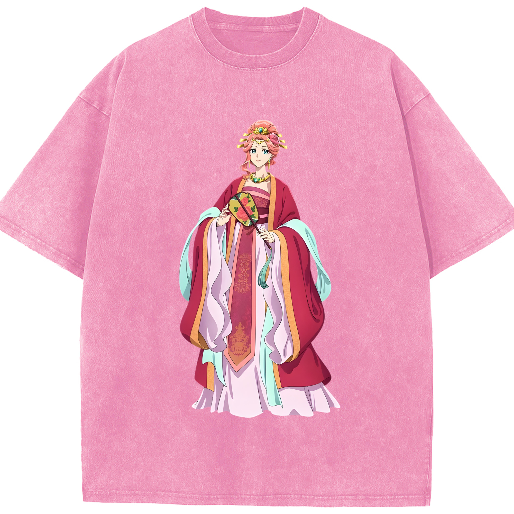 （画像用） 薬屋のひとりごと The Apothecary Diaries 綿100% ヴィンテージ風 半袖Tシャツ（フロントプリント）